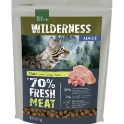 REAL NATURE Croquettes Pour Chat^WILDERNESS Fresh Meat Turkey Adult 300 g