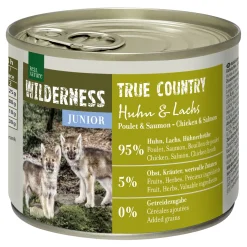 REAL NATURE Nourriture Humide|Nourriture^WILDERNESS Junior True Country Huhn & Lachs 6x200 g