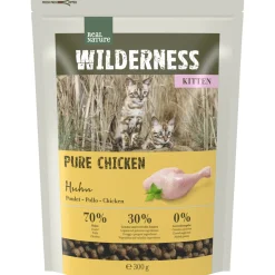 REAL NATURE Croquettes Pour Chat|Nourriture^Wilderness Kitten Pure Chicken 300 g