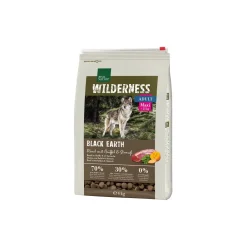 REAL NATURE Croquettes^WILDERNESS Maxi Adult Black Bœuf à l'autruche et au buffle 4 kg