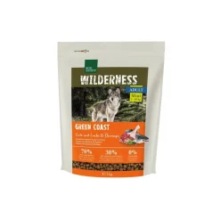 REAL NATURE Croquettes^WILDERNESS Mini Adult Green Coast canard au saumon et aux crevettes 1 kg