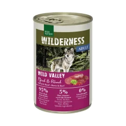 REAL NATURE Nourriture Humide^WILDERNESS Nourriture humide Chien Adulte Wild Valley Cheval et Bœuf 6x400 g
