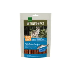 REAL NATURE Friandises^WILDERNESS Snack au poisson Bandes de saumon sauvage, 70 g