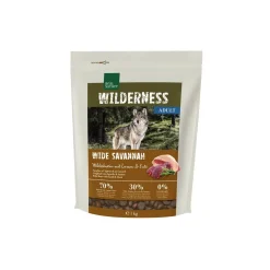 REAL NATURE Croquettes^WILDERNESS Wide Savannah Sanglier avec agneau et canard 1 kg