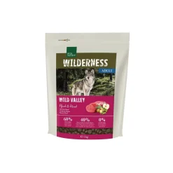 REAL NATURE Croquettes^WILDERNESS Wild Valley Cheval et bœuf 1 kg