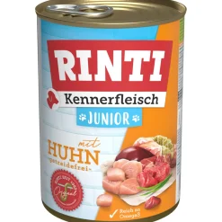 RINTI Nourriture Humide|Nourriture^Kennerfleisch Junior 12 x 400 g Poulet