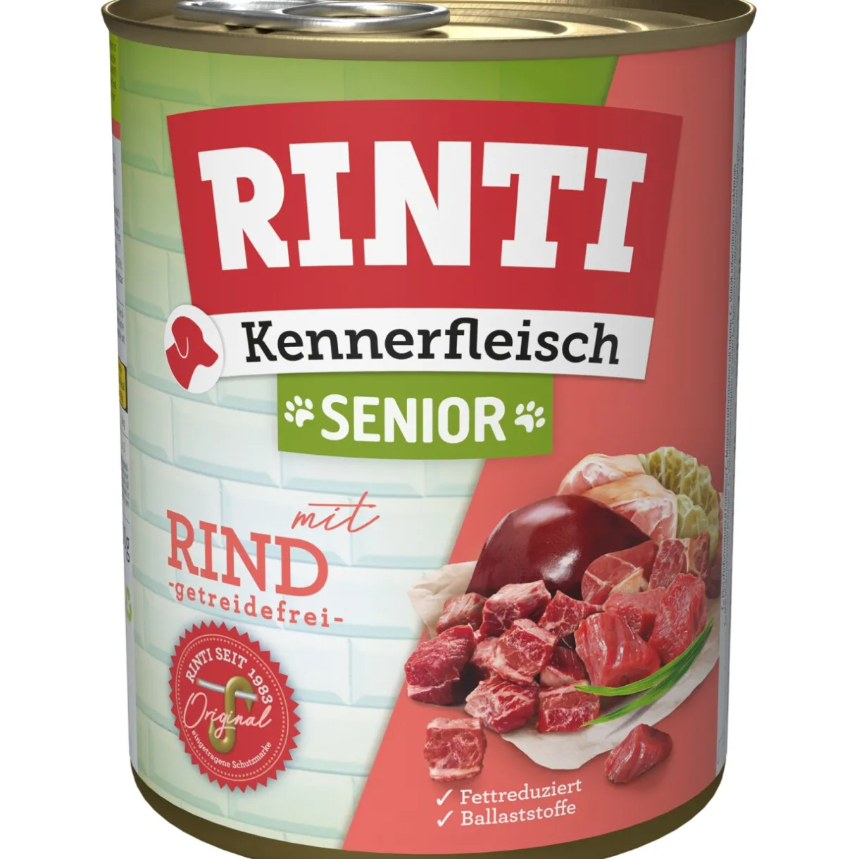 RINTI Nourriture Humide^Kennerfleisch Senior Bœuf 12x800 g