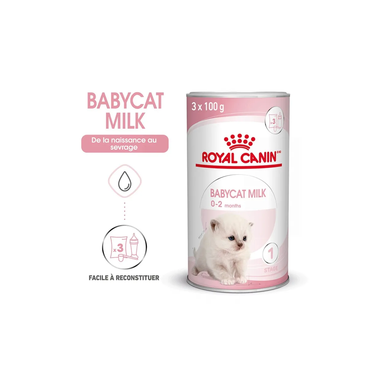 ROYAL CANIN Lait Pour Chat|Nourriture Supplémentaire^Babycat Milk poudre de lait 300 g 300 g