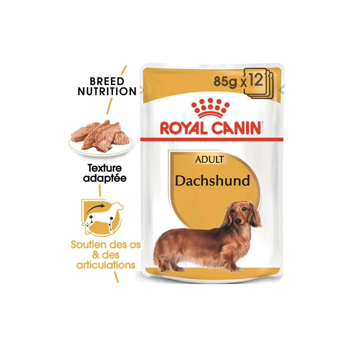 ROYAL CANIN Nourriture Humide^Basset Adulte Mousse 12x85 g