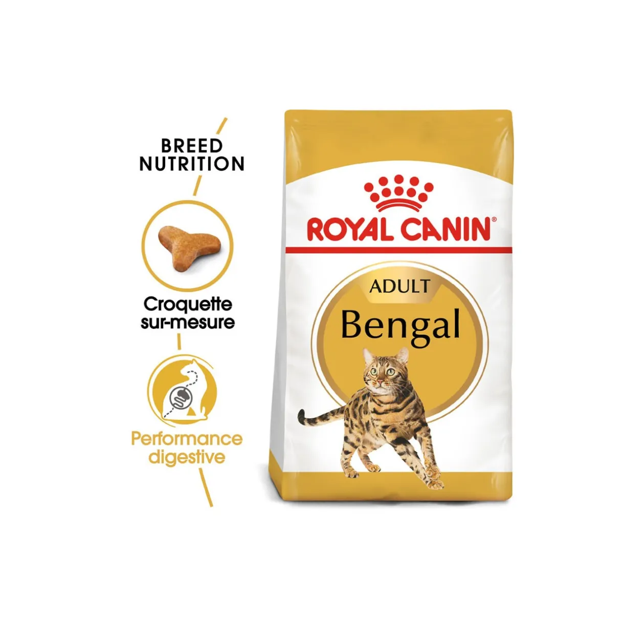 ROYAL CANIN Croquettes Pour Chat^Bengal Adulte Croquettes Chat 10 kg