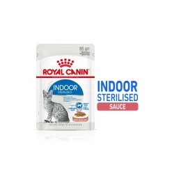 ROYAL CANIN Nourriture Humide^Indoor Sterilised Adult en sauce 12x85 g