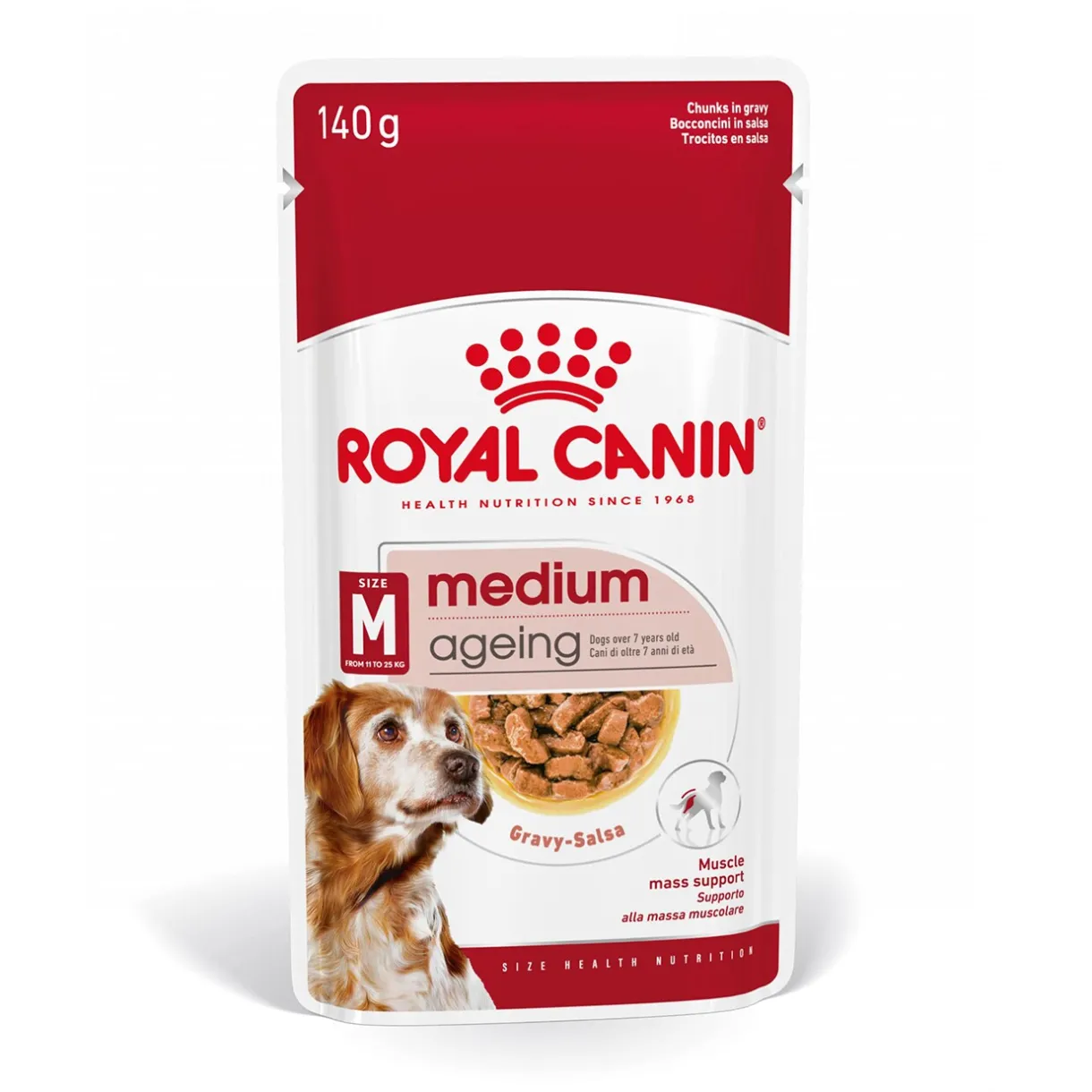 ROYAL CANIN Nourriture Humide^Medium Ageing 10+ en sauce 10x140 g