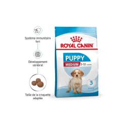 ROYAL CANIN Croquettes|Nourriture^Medium Chiot Croquettes Chien 4 kg