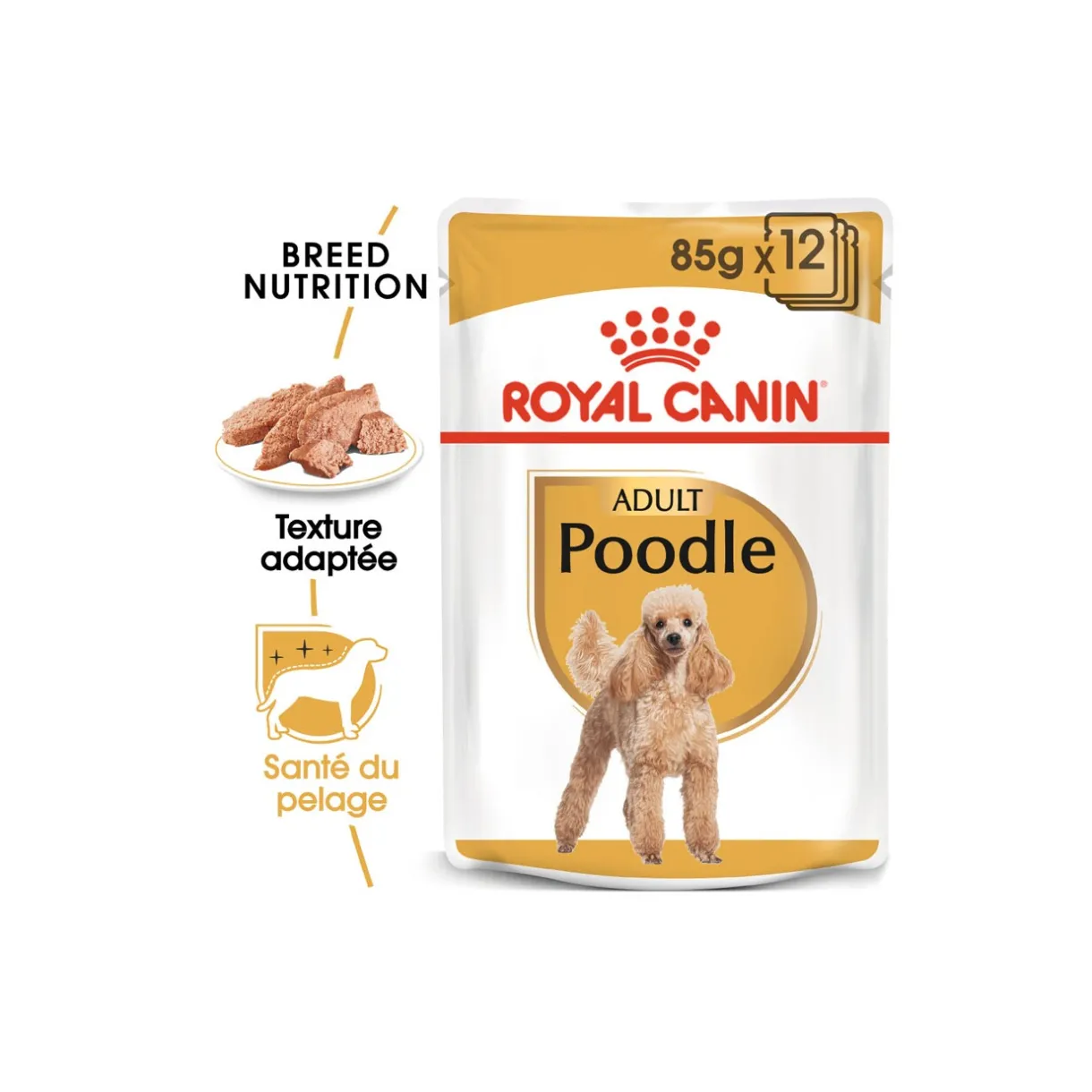 ROYAL CANIN Nourriture Humide^Poodle Adult en sauce 12x85 g