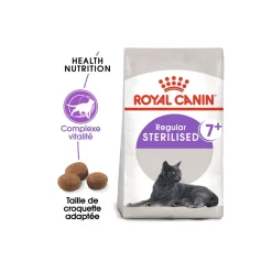 ROYAL CANIN Croquettes Pour Chat^Stérilisé 7+ Croquettes Chat 1,5 kg