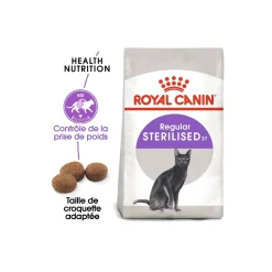 ROYAL CANIN Croquettes Pour Chat^Stérilisé 37 Croquettes Chat 400 g