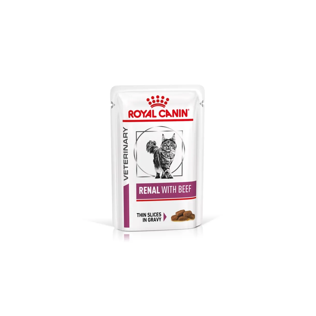 ROYAL CANIN Régime Rénal|Nourriture Humide^Veterinary Renal Nourriture humide Chat 12x85g Bœuf