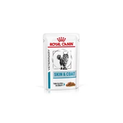 ROYAL CANIN Nourriture Humide^Veterinary Skin & Coat Chat 12 x 85 g