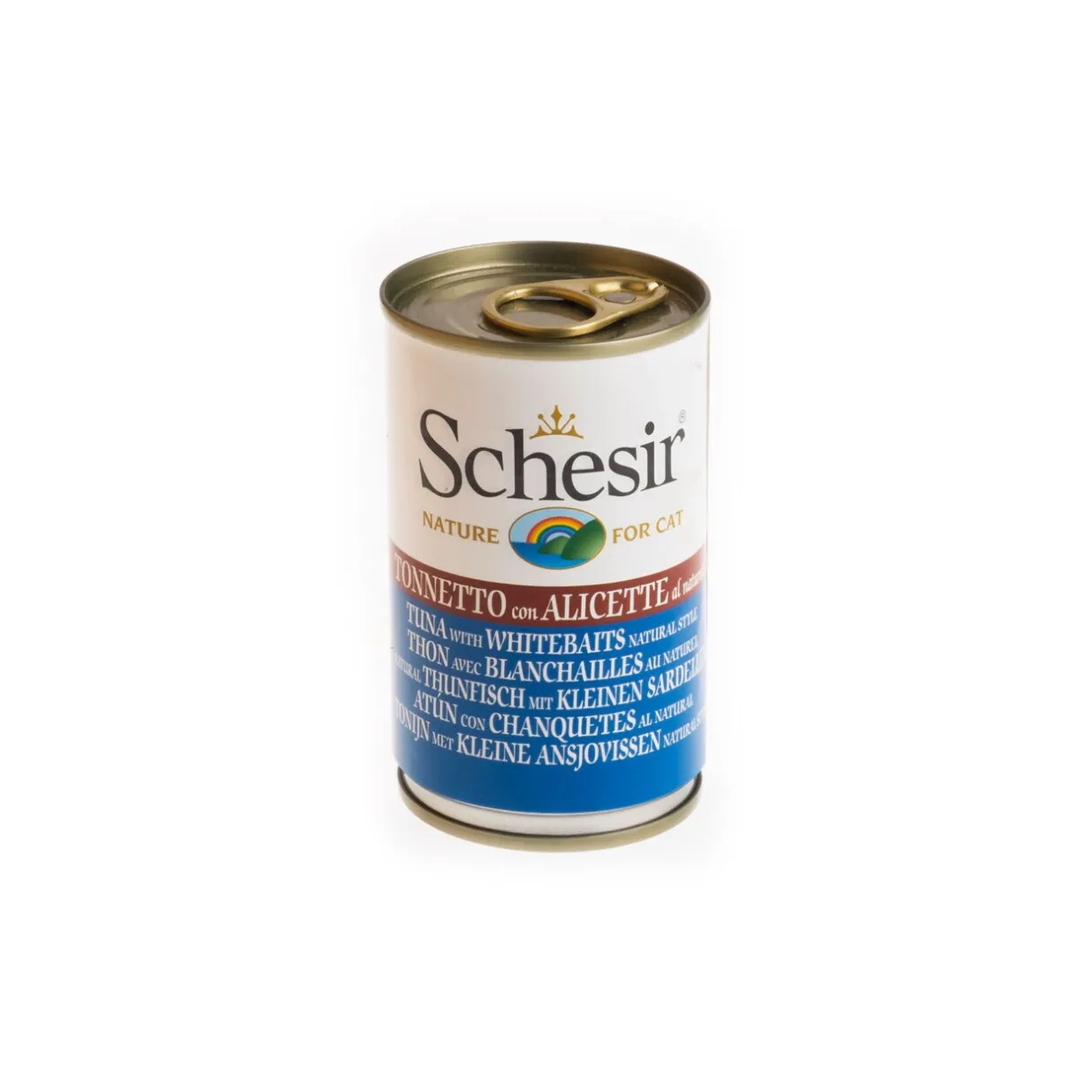 Schesir Nourriture Humide^Natural 24x140g Thon aux petits anchois