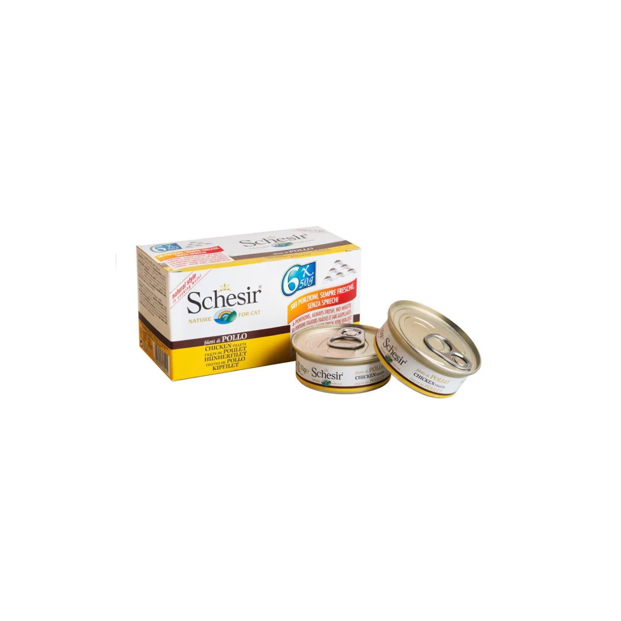 Schesir Nourriture Humide^6 x 50 g