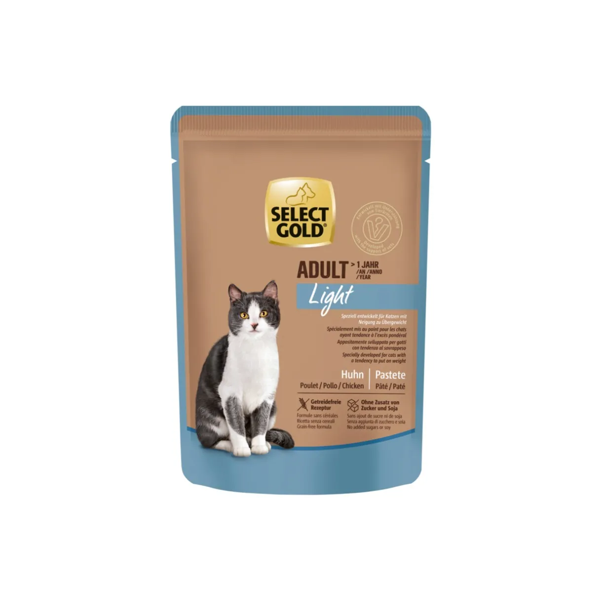 SELECT GOLD Nourriture Humide^Adulte Light 12x85 g