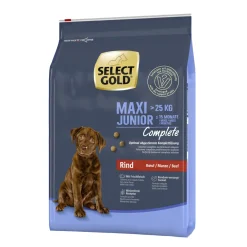SELECT GOLD Croquettes|Nourriture^Complete Maxi Junior Bœuf 4 kg