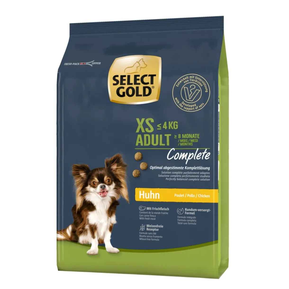 SELECT GOLD Croquettes^Complete XS Adult Poulet 1 kg