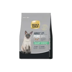 SELECT GOLD Croquettes Pour Chat^Croquettes Chat Pure Adulte Riche en Protéine de Ver à Soie 2,5 kg