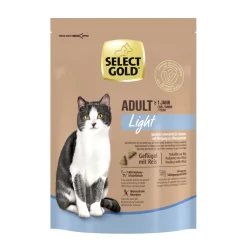 SELECT GOLD Croquettes Pour Chat^Light Adult Volaille & riz 300 g