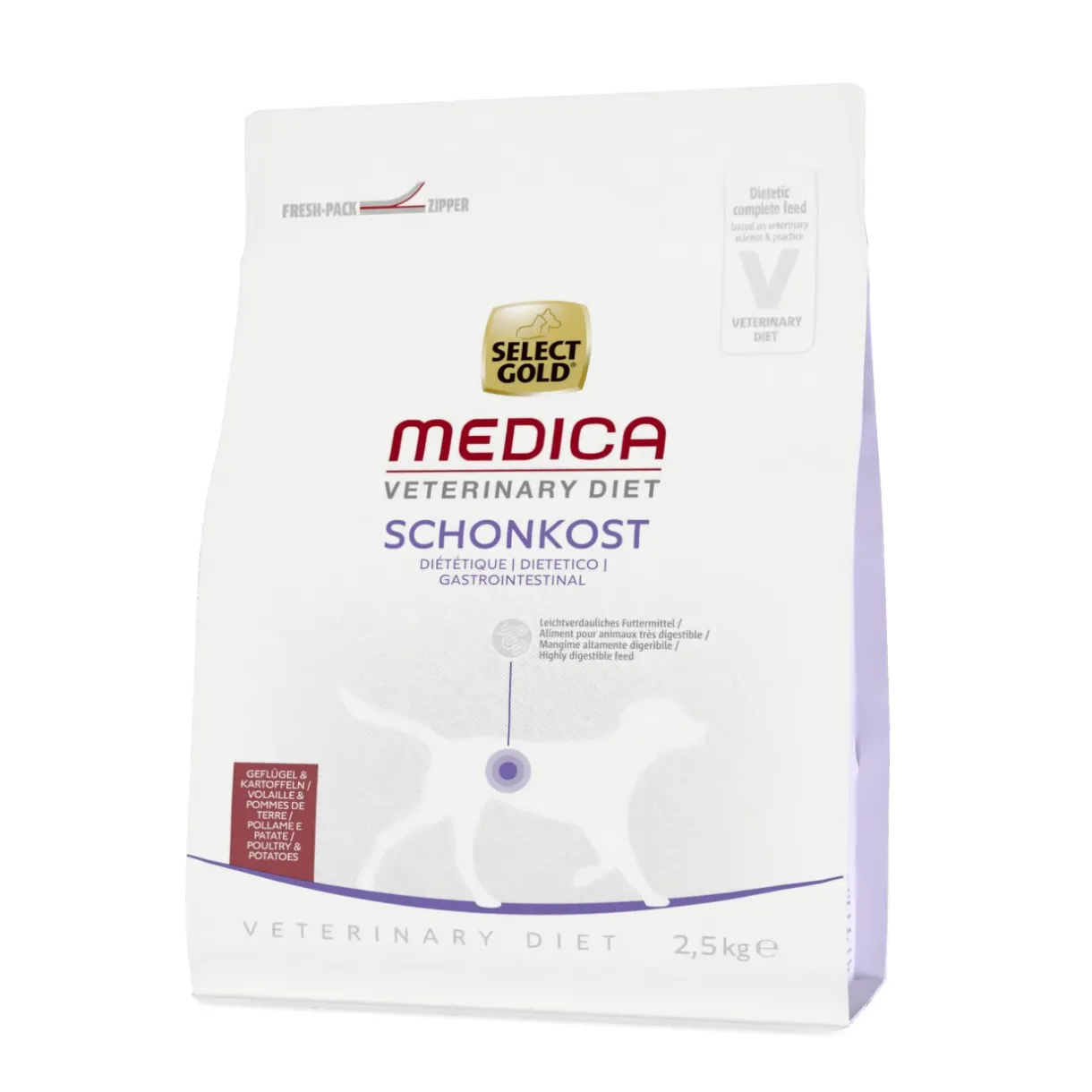 SELECT GOLD Croquettes|Alimentation Diététique^Medica Diététique Volaille & pomme de terre 2,5 kg