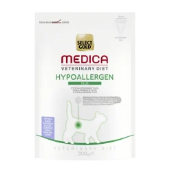 SELECT GOLD Hypoallergénique|Croquettes Pour Chat^Medica Hypoallergénique PLUS Poisson et riz 300 g