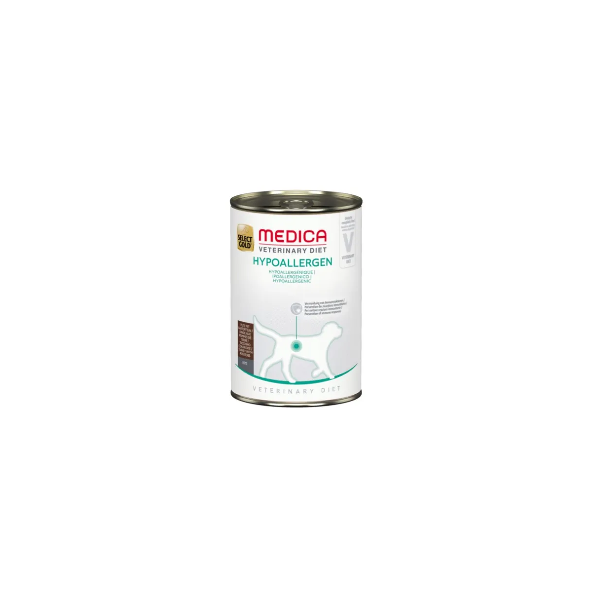 SELECT GOLD Hypoallergénique|Nourriture Hypoallergénique Chien^Medica Hypoallergénique dinde 6x400 g