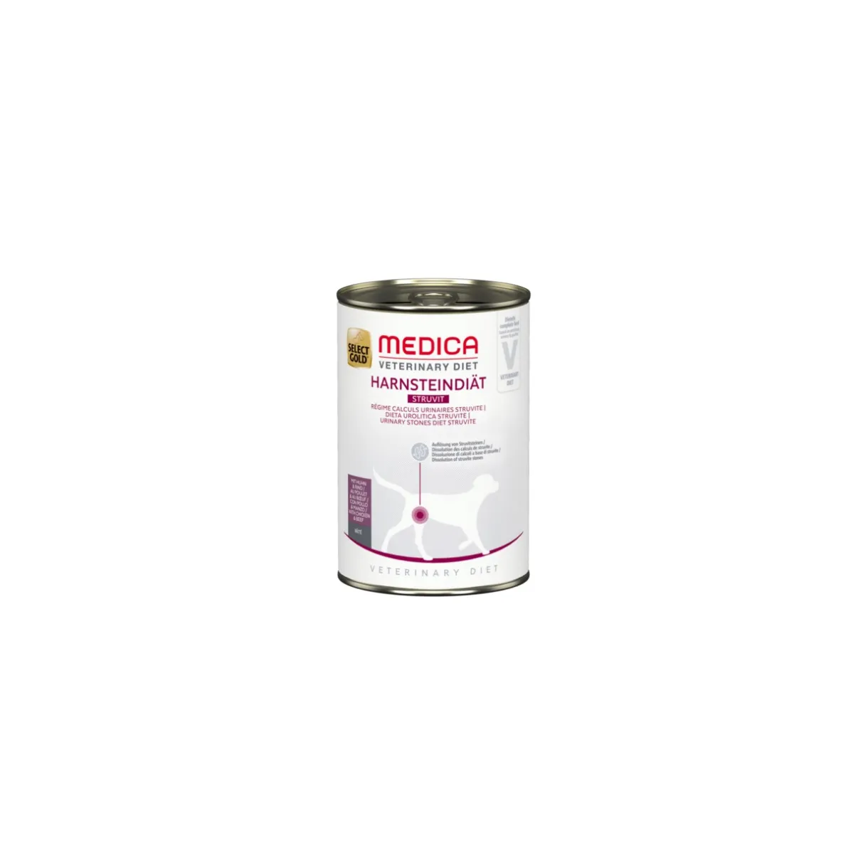 SELECT GOLD Problèmes Urinaires|Nourriture Humide^Medica Régime calculs urinaires au Poulet & au Bœuf 6x400 g