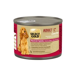 SELECT GOLD Nourriture Humide^Nourriture humide Chien Sensible Adulte Cheval au tapioca 6x200 g