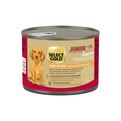 SELECT GOLD Nourriture Humide|Nourriture^Nourriture humide Chien Sensible Junior Poulet et riz 6x200 g