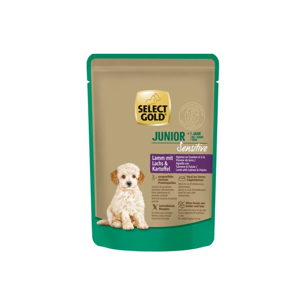 SELECT GOLD Nourriture Humide|Nourriture^Nourriture humide Chien Sensible Junior 12x100 g