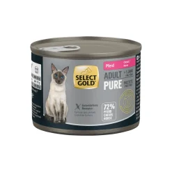 SELECT GOLD Nourriture Humide^Pure Adult Paté Cheval 6x200 g
