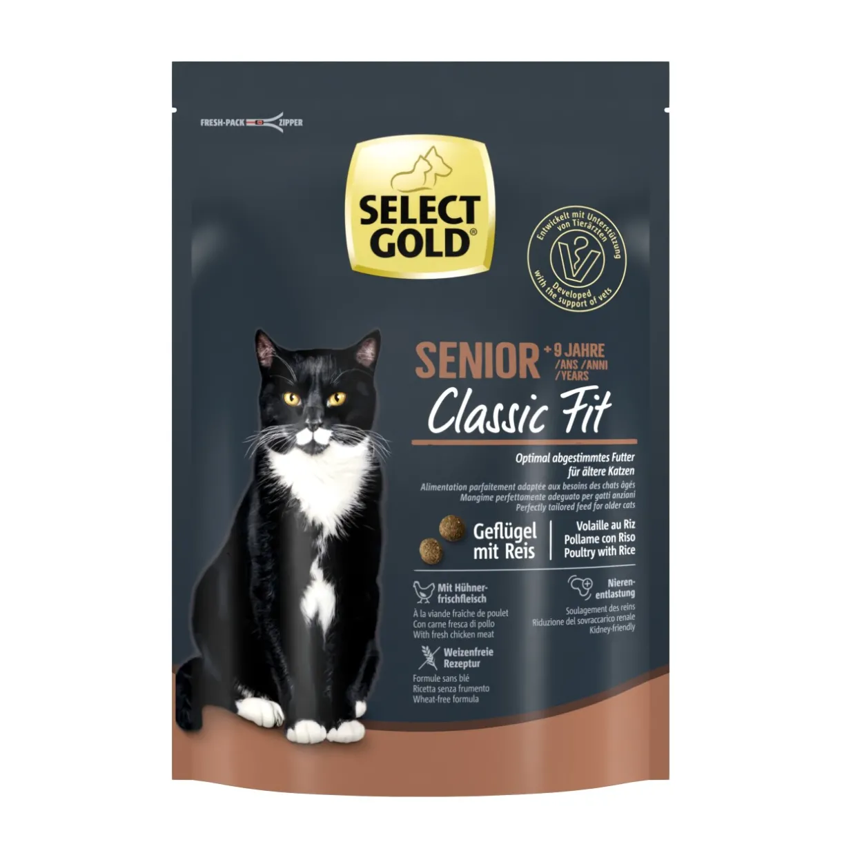 SELECT GOLD Croquettes Pour Chat^Senior 9+ 300 g