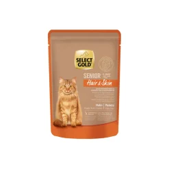 SELECT GOLD Nourriture Humide^Senior Poils & Peau 12x85 g
