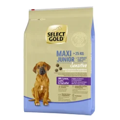 SELECT GOLD Croquettes|Nourriture^Sensitive Maxi Junior agneau/saumon/pommes de terre 4 kg
