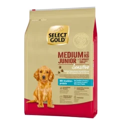 SELECT GOLD Croquettes|Nourriture^Sensitive Medium Junior insecte 4 kg