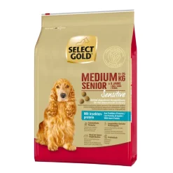 SELECT GOLD Croquettes^Sensitive Medium Senior insecte 4 kg