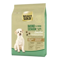 SELECT GOLD Croquettes^Sensitive Mini Senior à l’agneau & au riz 1 kg