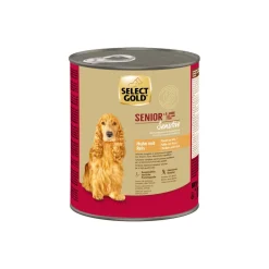 SELECT GOLD Nourriture Humide^Sensitive Senior Poulet et riz 6x800 g
