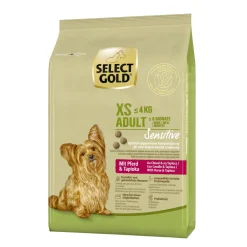SELECT GOLD Croquettes^Sensitive XS Adult Cheval 1 kg