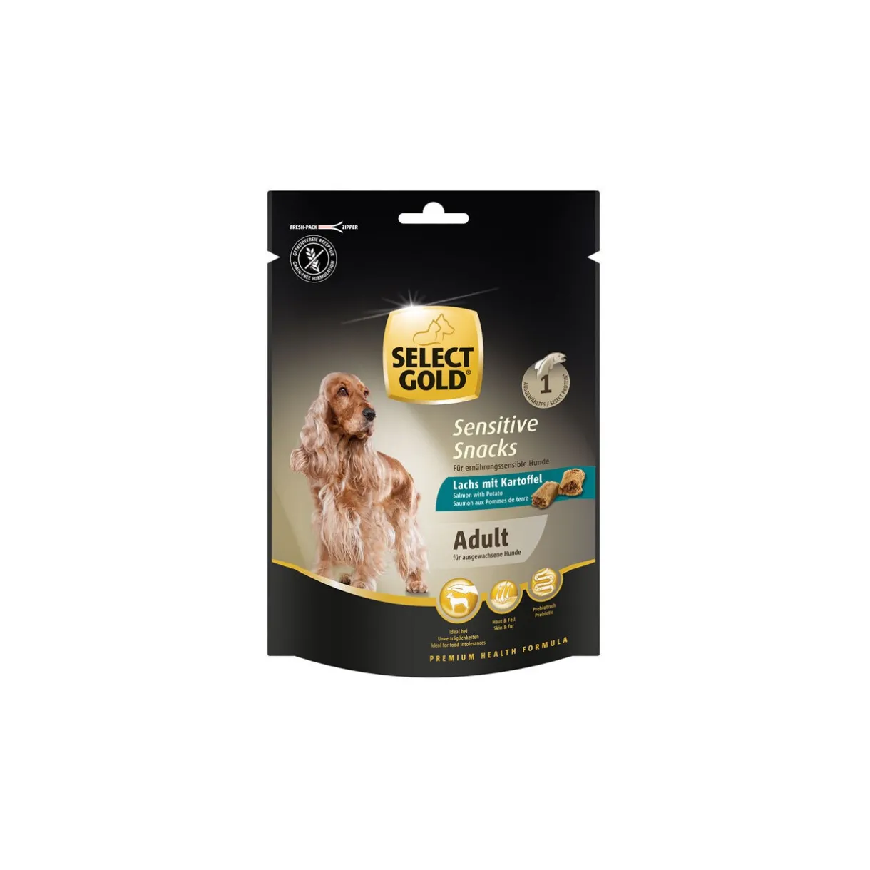 SELECT GOLD Friandises^Snacks Sensibles 160g Saumon aux Pommes de terre