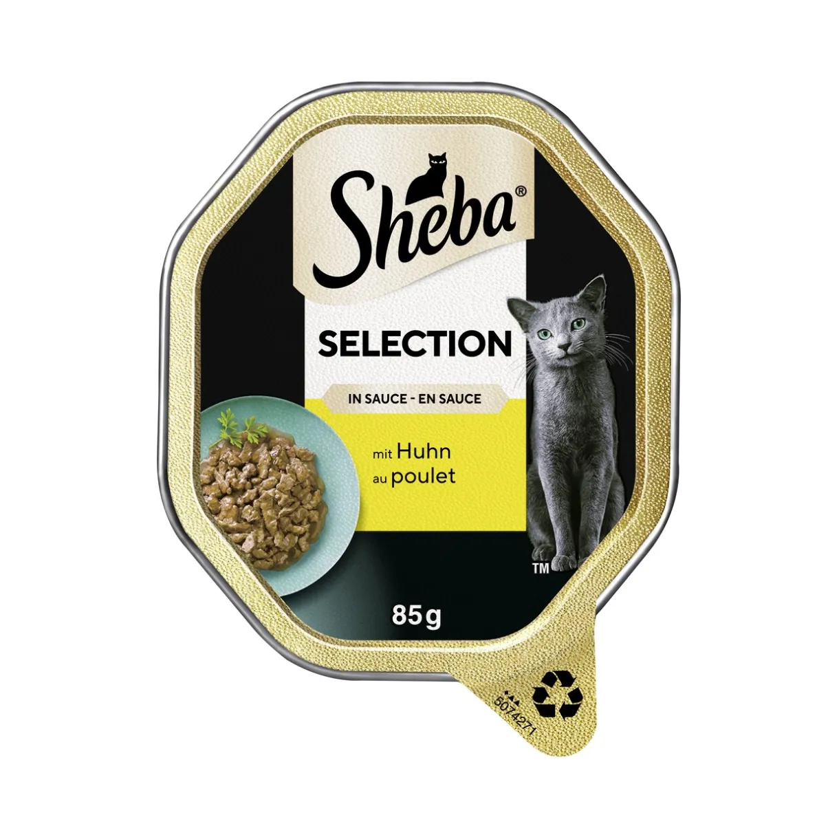 Sheba Nourriture Humide^Bol Selection en sauce bouchées au poulet 22 x 85 g