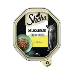 Sheba Nourriture Humide^Délicatesse en gelée 22 x 85 g Poulet