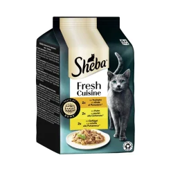 Sheba Nourriture Humide^Fresh Cuisine nourriture humide pour chat adulte, multipack 36x50 g Taste of Rome