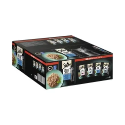 Sheba Nourriture Humide^Multipack Giant-Pack Délicatesse en gelée de poisson Variation MSC 80 x 85 g